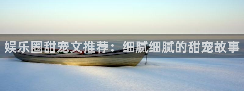 运达娱乐注册链接：娱乐圈甜宠文推荐：细腻细腻的甜宠故事