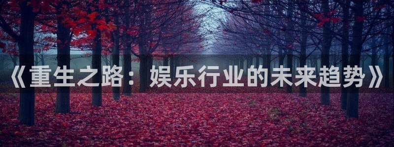 运达娱乐3：《重生之路：娱乐行业的未来趋势》
