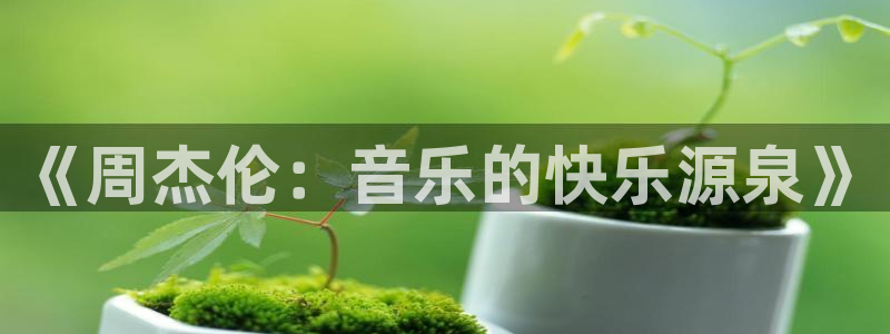 运达娱乐4平台：《周杰伦：音乐的快乐源泉》