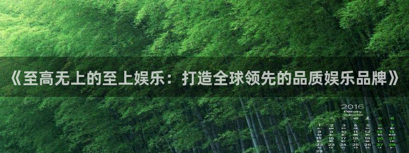 运达娱乐平台官网登录入口：《至高无上的至上娱乐：打造全球领先的品质娱乐品牌》